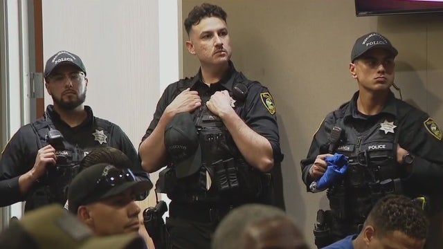 Police union protests at Richmond City Council meeting over staffing, officer reinstatement