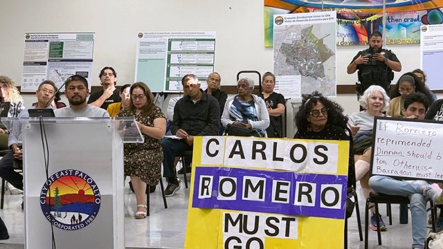 East Palo Alto councilman stripped of board appointments over language