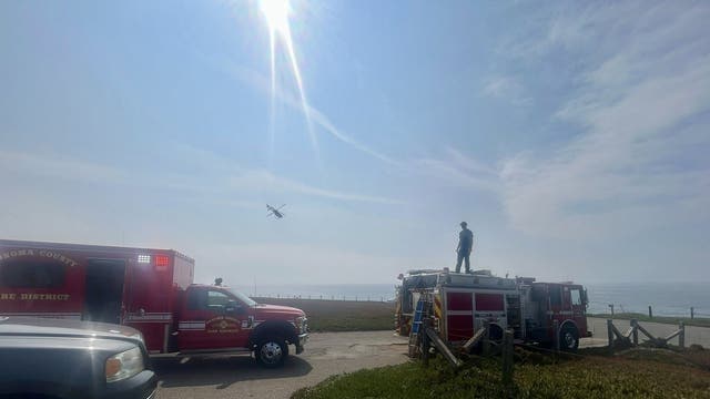 Man, child rescued from 2 separate Sonoma County beaches