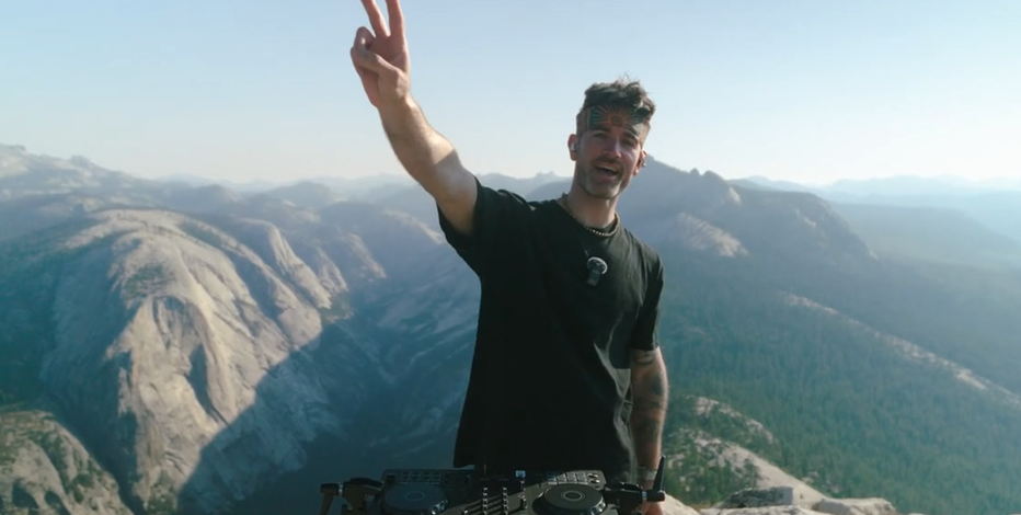 Bay Area DJ plays set atop Yosemite's Half Dome, bringing music to new heights