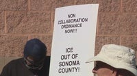 Anti-ICE protesters rally outside Sonoma County Jail to voice immigrants' fear