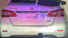 California driver tries DIY license plate trick — and fails