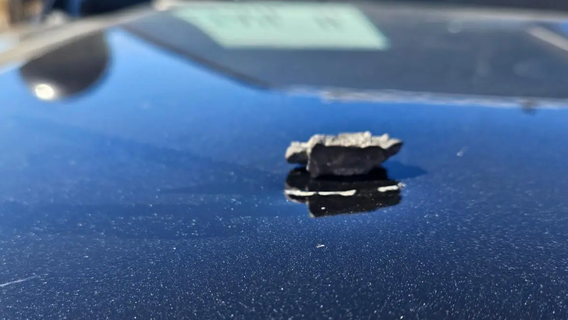 CHP vehicle damaged by shrapnel from live-fire demo over I-5 freeway