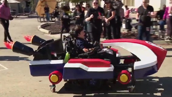 Boy, 10, paralyzed in Oakland shooting gets custom Halloween costume