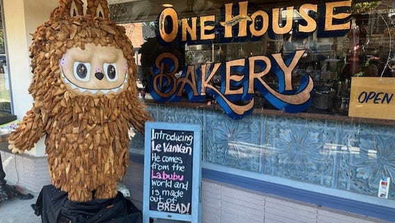 The Canadians behind the 7-foot Labubu bread sculpture in Benicia