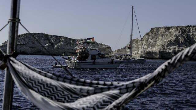 Activists say Israeli navy has begun intercepting a Gaza-bound aid flotilla