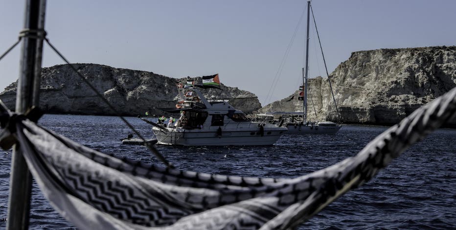 Activists say Israeli navy has begun intercepting a Gaza-bound aid flotilla