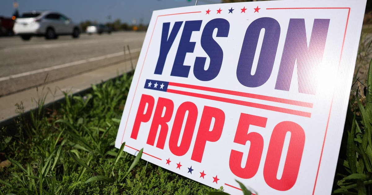 Prop 48 Prop. 50 passes in California, allowing for congressional redistricting ...