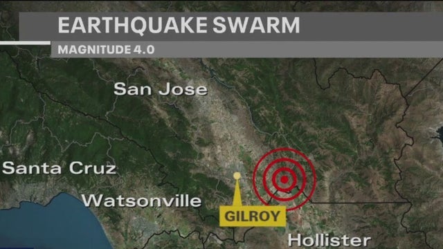 Earthquake swarm rattles South Bay