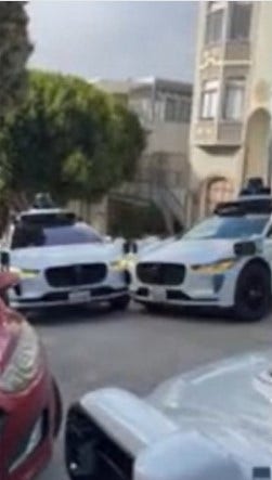 Waymo standoff in San Francisco goes viral