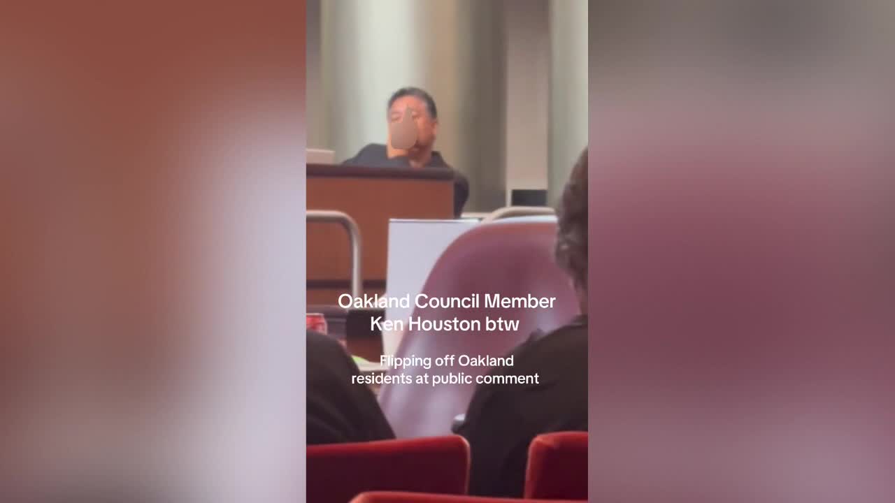 Public backlash after Oakland councilmember appears to make obscene gesture during meeting