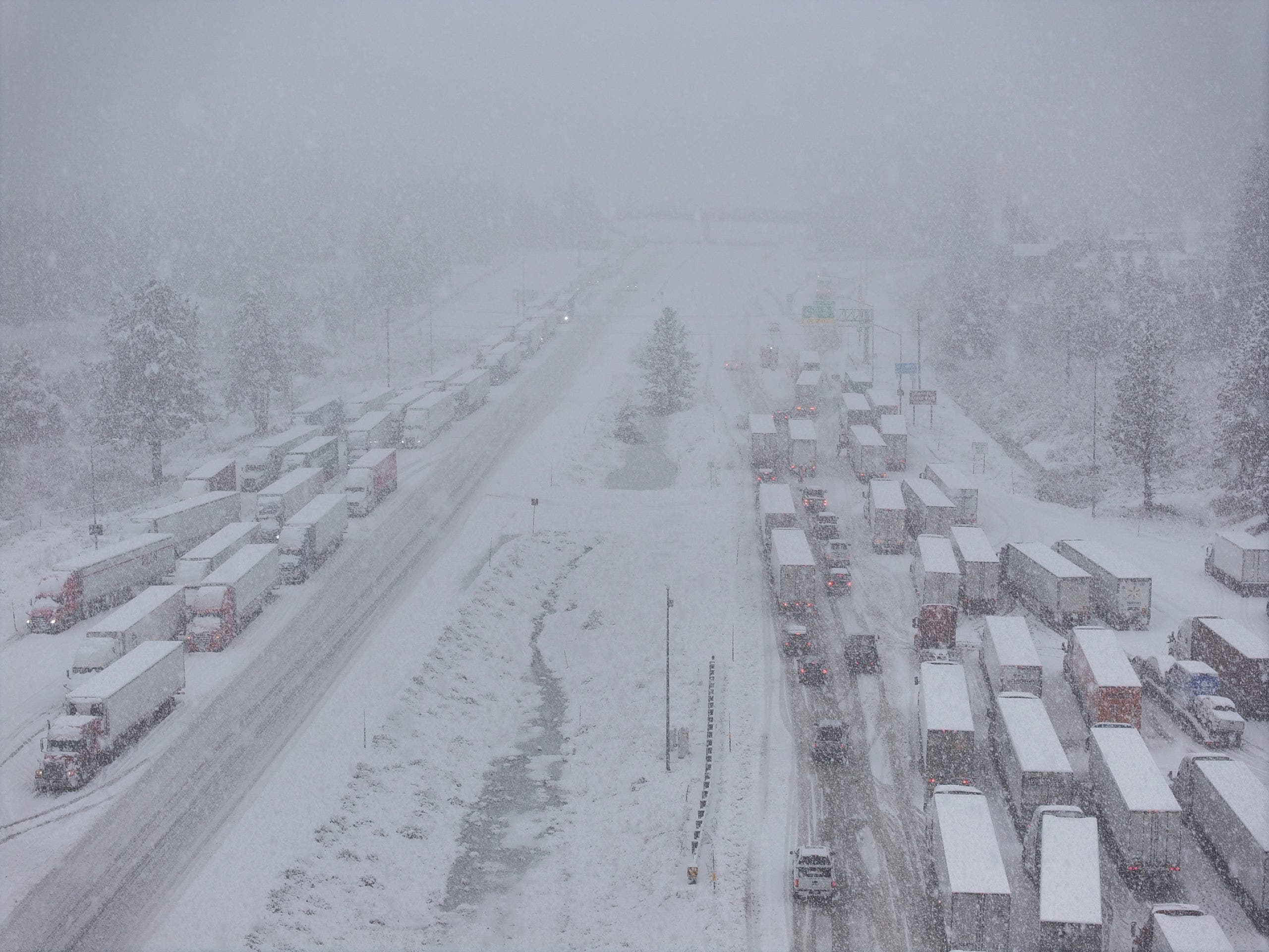 Sierra snowstorm: Multiple spinouts reported on I-80