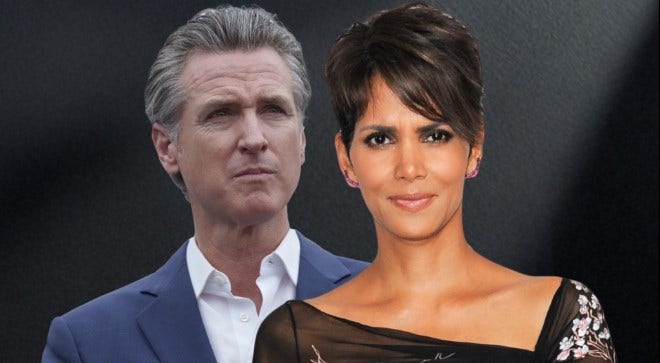 California Gov. Gavin Newsom responds to Halle Berry's criticism of his health policy