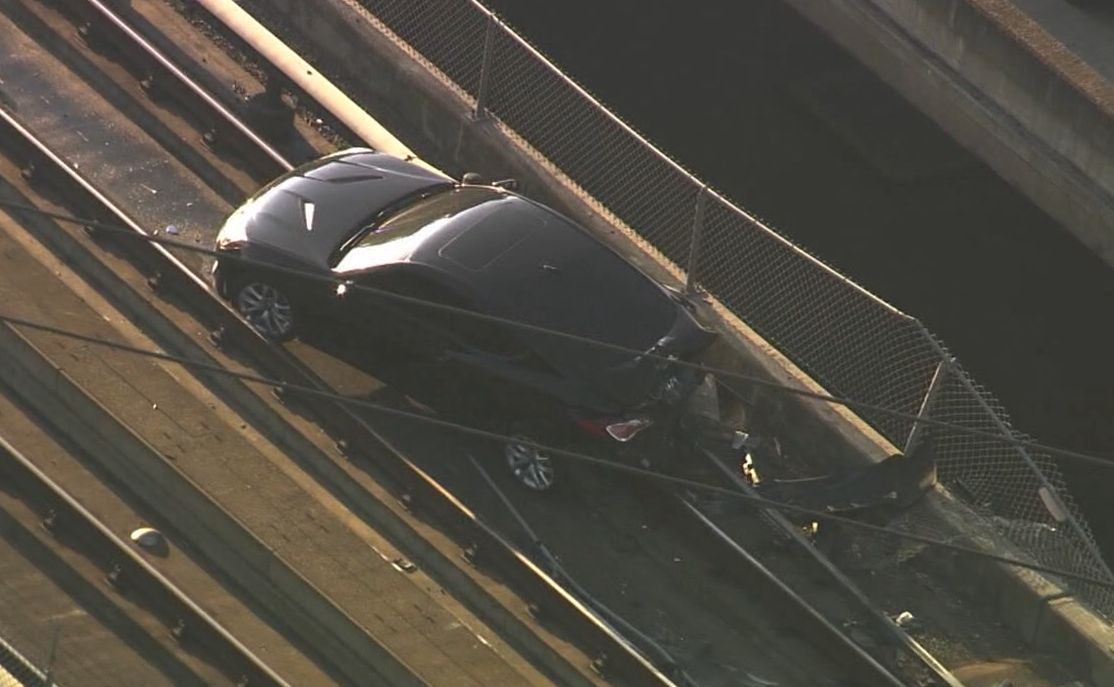 How did a car fly onto Castro Valley BART train tracks? What we know