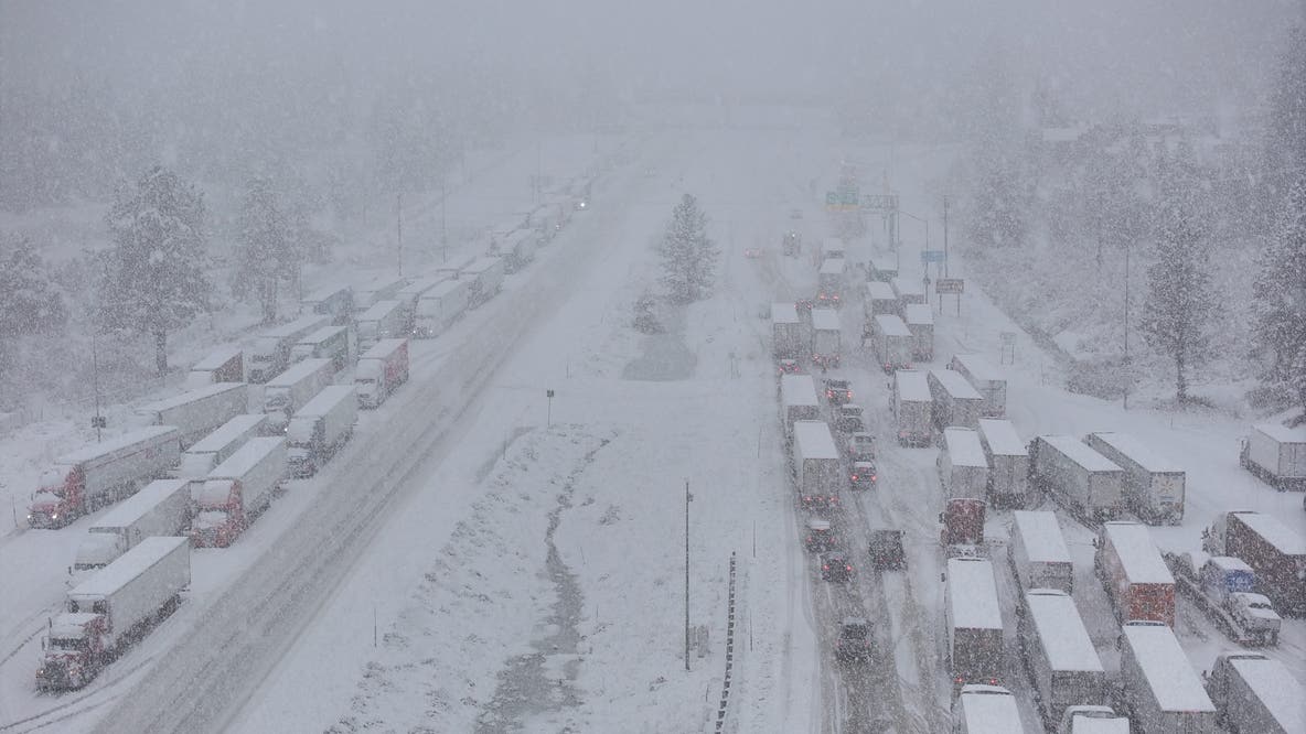 Sierra snowstorm: Multiple spinouts reported on I-80