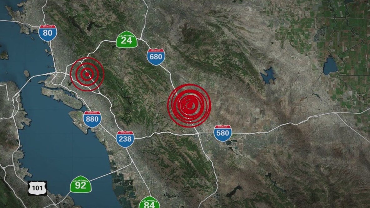 9 small earthquakes shake San Ramon, powerful quake strikes Japan