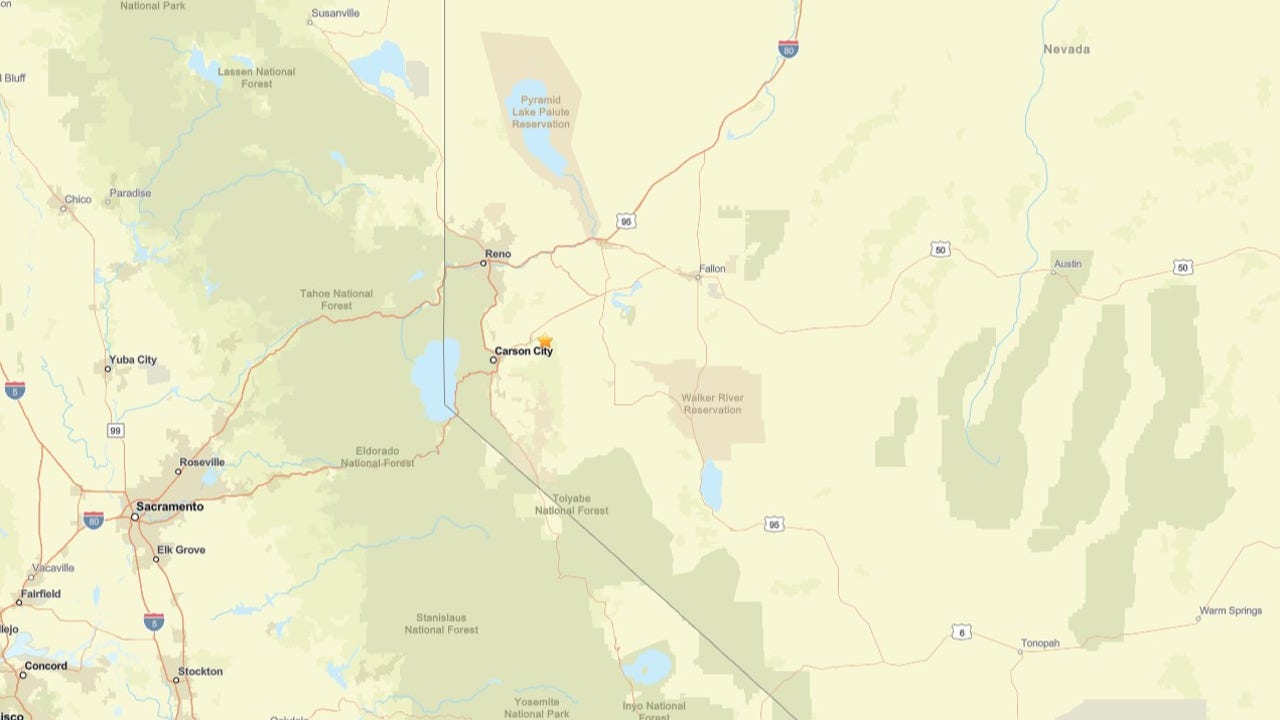 USGS deletes 5.9 quake in Nevada from its website