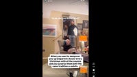 Viral: Cousins surprise California grandparents with Christmas sleepover