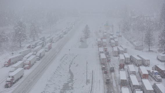 Sierra snowstorm: Multiple spinouts reported on I-80