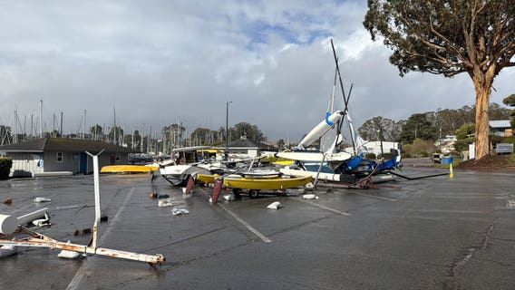 High winds damage boats at Santa Cruz harbor