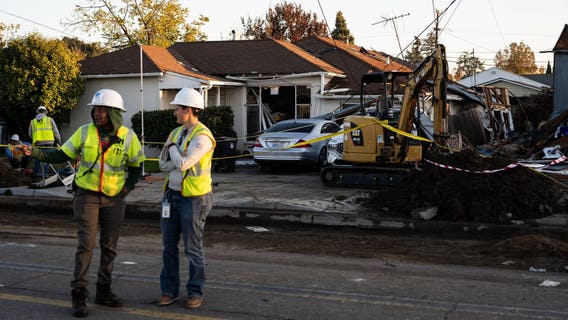 NTSB investigates gas line strike after explosion injures six near Hayward