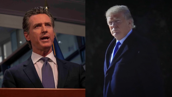 Newsom pits falling California crime against Trump’s ‘criminal cronies’