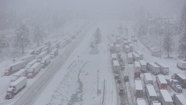 Sierra snowstorm: Multiple spinouts reported on I-80