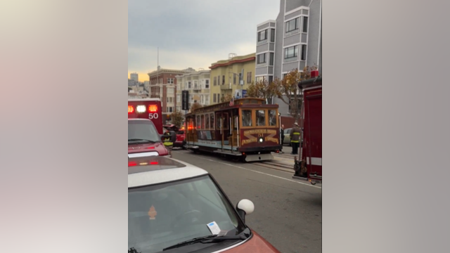 Cable car abruptly stops in San Francisco, injuring more than a dozen people