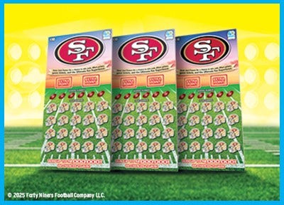 Lucky 49ers fans win big in scratchers lottery game, hitting $1 million top prize