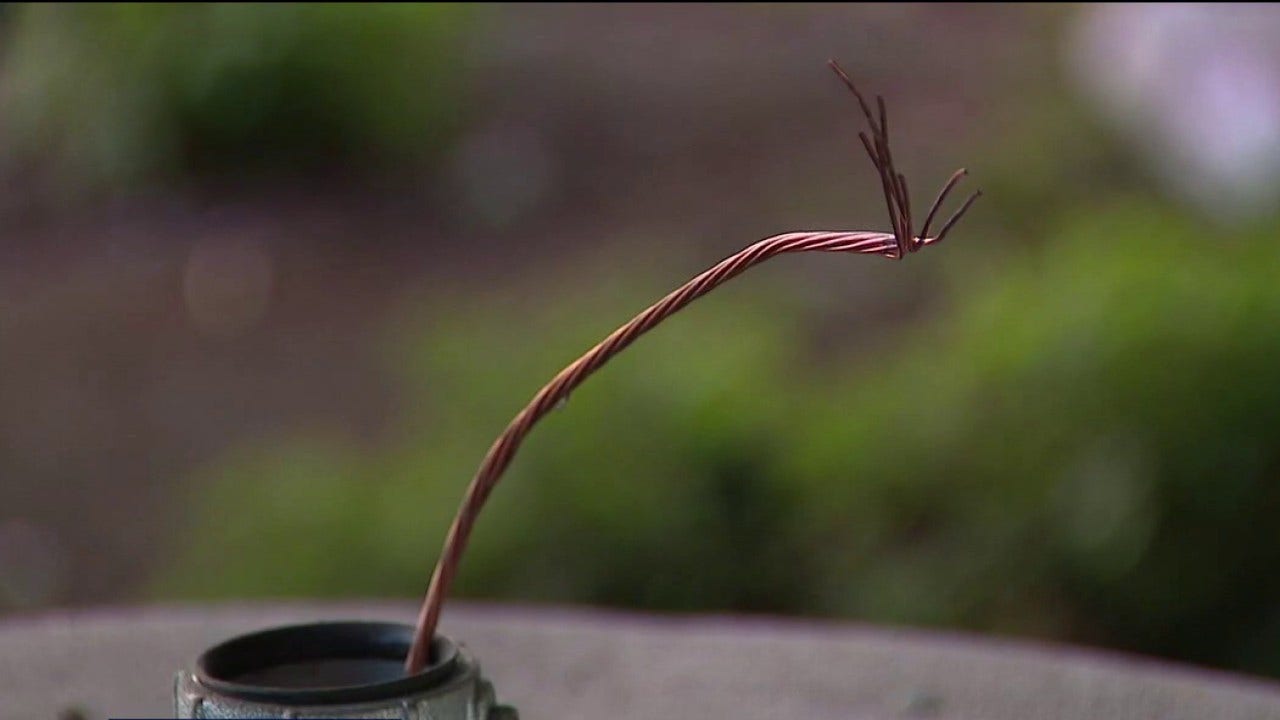 Business frustrated with copper thefts at Oakland freeway overpass