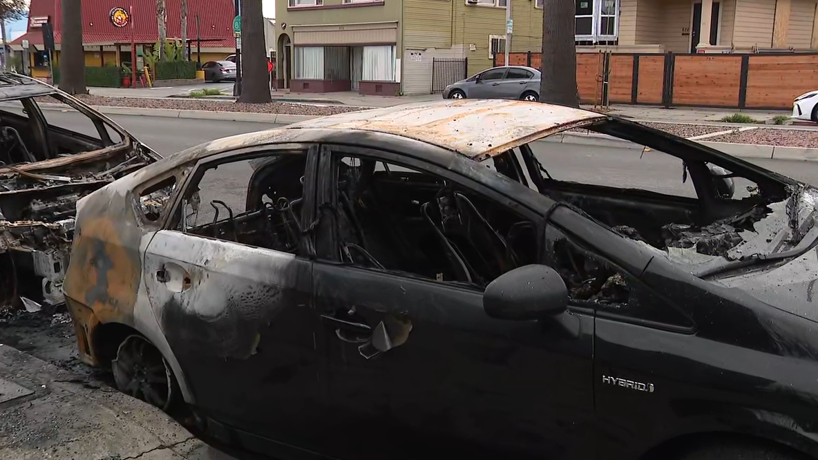 San Jose: Multiple cars set on fire in series of possible arson attacks