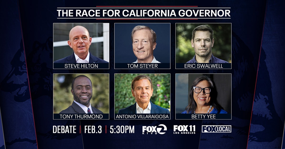 The Race for California Governor: Meet the candidates participating in a debate