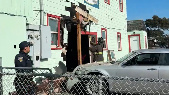 Several hurt after car slams into San Francisco church