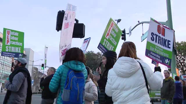 Kaiser nurses, employees strike across California and Hawaii
