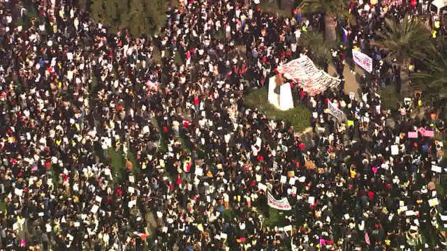 Thousands march in anti-ICE protests across Bay Area