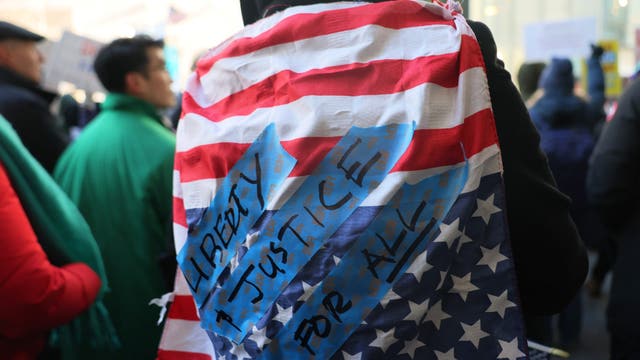 'Free America' walkouts reach Bay Area: Demonstrators demand end to ICE operations