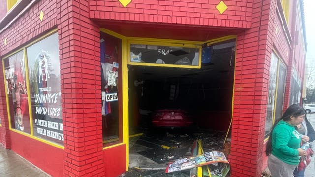 Car slams through doors of Oakland boxing club; investigation underway