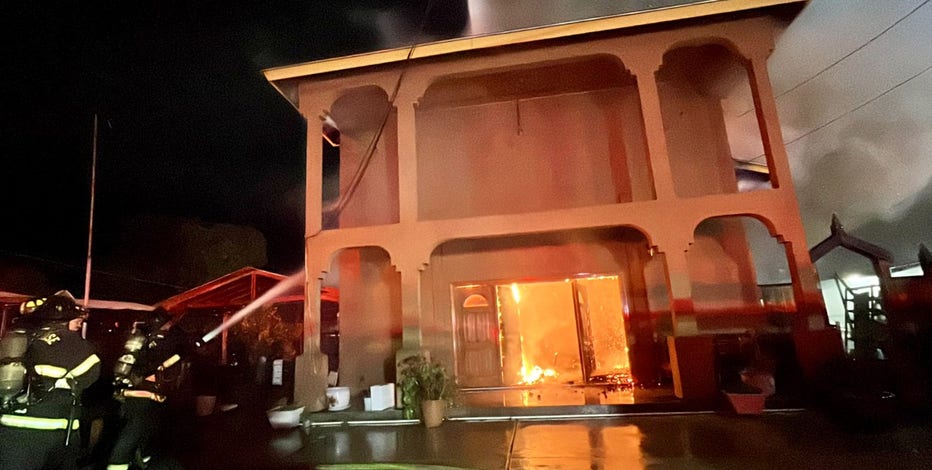 3-alarm fire at Buddhist Temple in San Jose