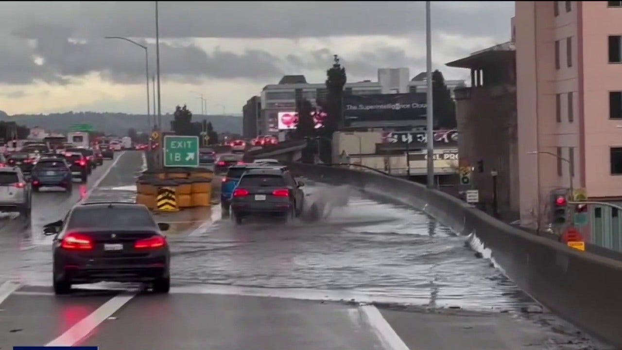 Oakland drivers fed up over off-ramp that floods "every time" it rains