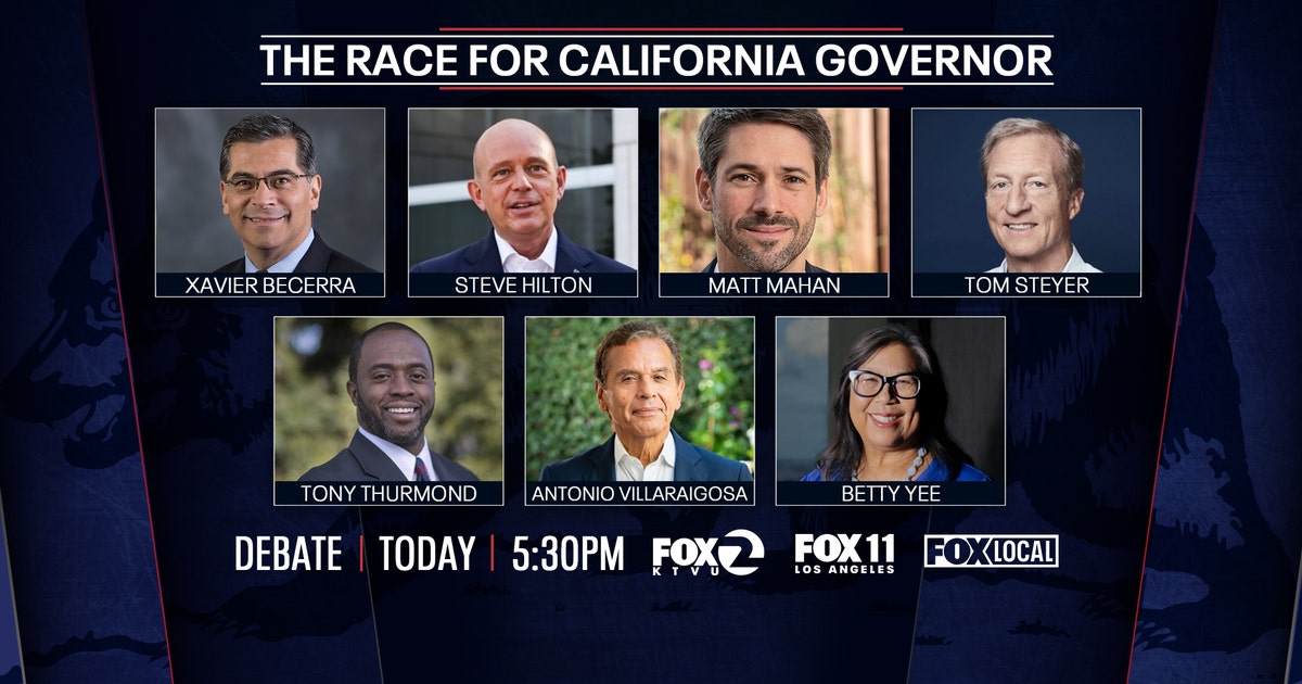 LIVE: California governor's debate in San Francisco