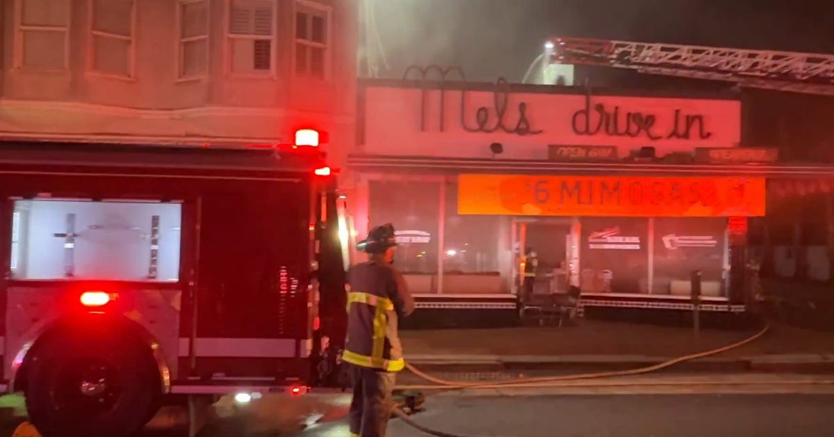Fire at Mel's Drive-in San Francisco