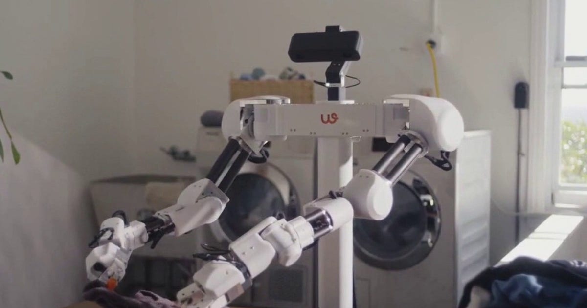 San Francisco tech company debuts laundry-folding robot