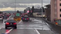 Oakland drivers fed up over off-ramp that floods "every time" it rains