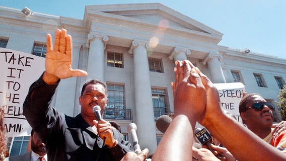 Rev. Jesse Jackson preached at Allen Temple Baptist Church in Oakland many times