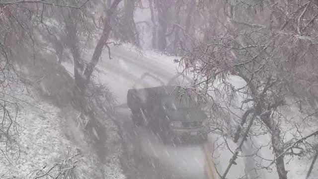 Snow covers parts of the Bay Area: photos