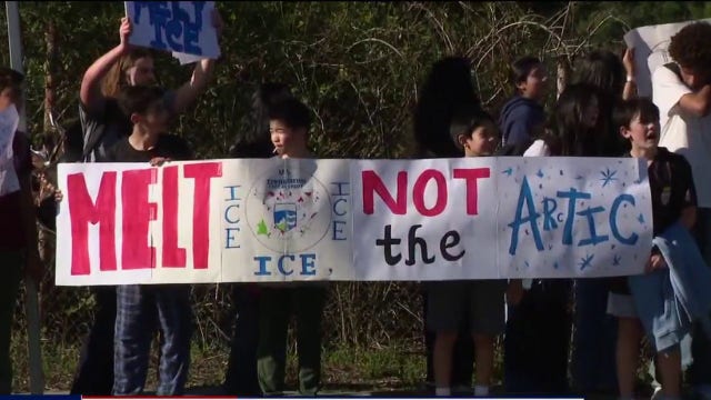 East Bay students walk out to protest immigration enforcement
