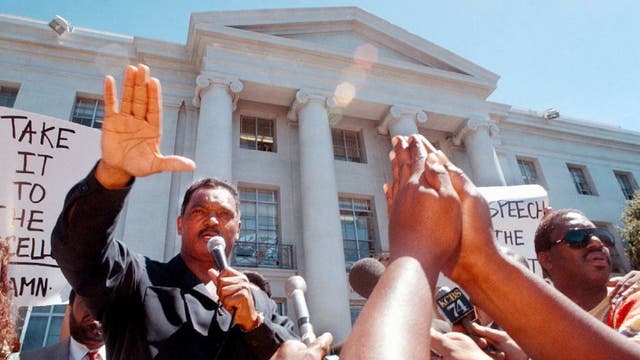 Rev. Jesse Jackson preached at Allen Temple Baptist Church in Oakland many times