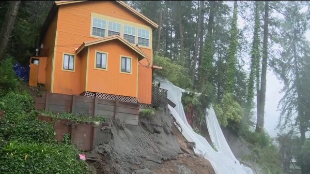 Guerneville house could collapse onto the road and other homes