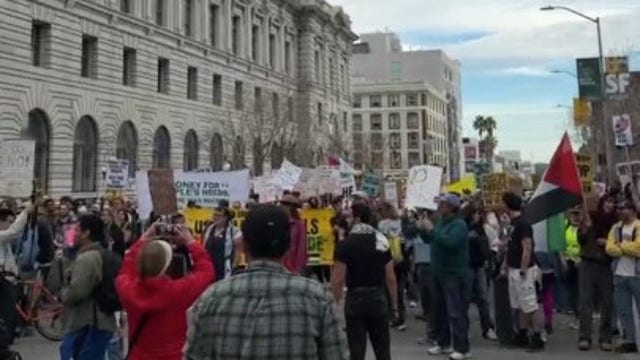 Several anti-war protests spring up around Bay Area