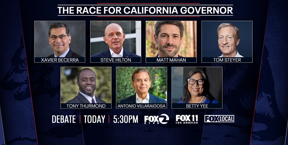 The Race for California Governor: Meet the candidates participating in a debate